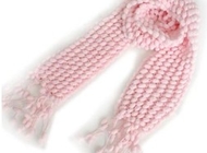 珍珠线围巾编织法