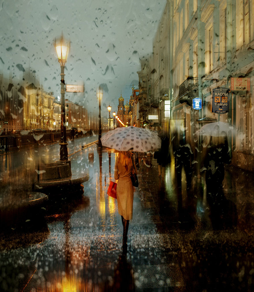 【每日一评】宛若油画般的雨天街头摄影 20160201